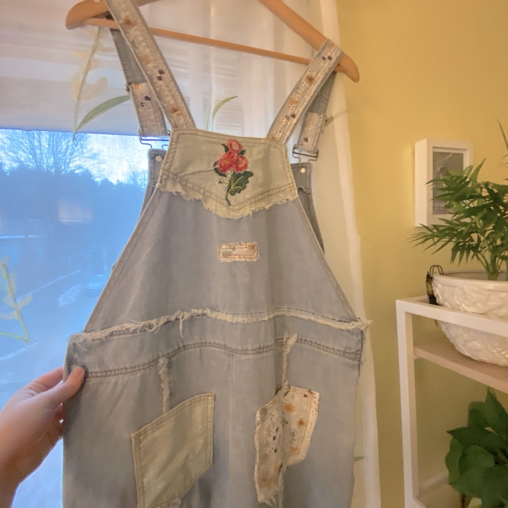 Pol | Patchwork Floral Overalls - image 8